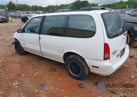 1997 Nissan Quest Gxe/Xe z USA, uszkodzony, nr VIN 4N2DN1114VD840473